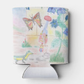 カスタムキッズ・アートワーク,くるみ割り玩具,バタフライ, 缶クーラー (裏面)