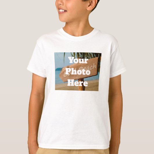 カスタムキッズTシャツ - 写真入りトドラー Tシャツ (正面)