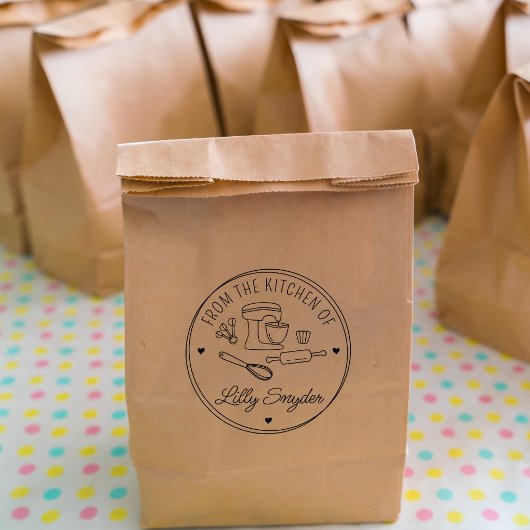 カスタムキッチンから ラバースタンプ