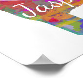 カスタムキツネテリアウォールアートプリント ポスター (角)