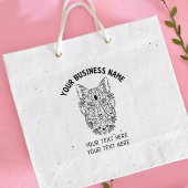 カスタムキツネ大 ラバースタンプ