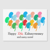 カスタムキドネバーサリーと多くの磁気カード (正面)