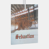 カスタムキャットガラスオーナメント ガラスオーナメント (正面右)