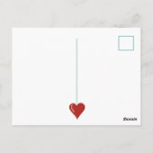 カスタムキャットキュピッドバレレンティンの日 ポストカード (裏面)