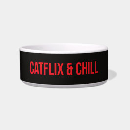 カスタムキャットボウル – "Catflix & Chill" ボウル