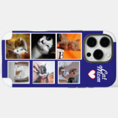 カスタムキャットママフォトコラージュフォンケース 名前入り Case-Mate iPhoneケース (裏面 (横))