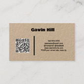 カスタムキャビネットQRクラフト 名刺 (裏面)