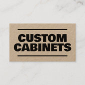 カスタムキャビネットQRクラフト 名刺 (正面)