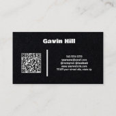 カスタムキャビネットQRプレミアム 名刺 (裏面)