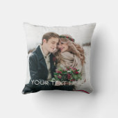 カスタムキャプション両面フォト装飾用クッション クッション (裏面)