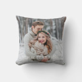 カスタムキャプション両面フォト装飾用クッション クッション (正面)