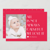 カスタムキャプション編集可能カモダンラーホリデーカード シーズンカード (正面/裏面)