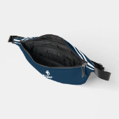カスタムキャプテンボー航海のトいかりネイビーストライプズ ファニーパック (見開き)