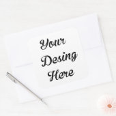 カスタムキャンドルラベルシール スクエアシール (封筒)