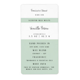 カスタムキャンドルワックス溶融ラベル ラベル