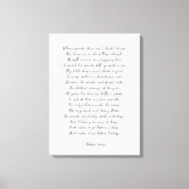 カスタムキャンバス上の詩プリント キャンバスプリント