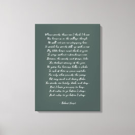 カスタムキャンバス上の詩プリント キャンバスプリント