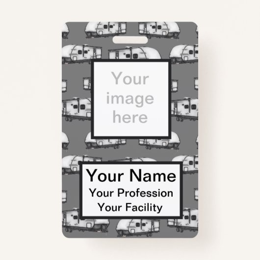 カスタムキャンパー – グレーバッジ バッジ (正面)