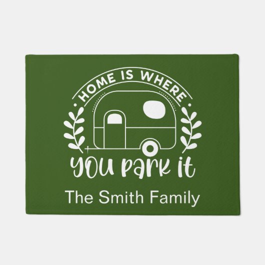 カスタムキャンピングキャンパートレーラーRv ドアマット (正面)