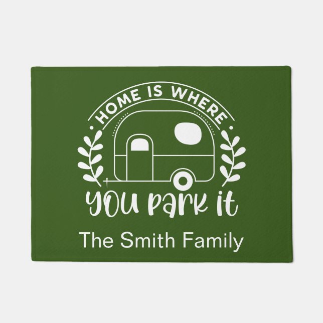 カスタムキャンピングキャンパートレーラーRv ドアマット (正面)