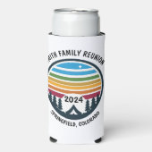 カスタムキャンピング スリム缶クーラー (Seltzer正面)