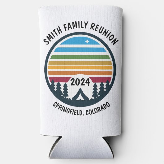 カスタムキャンピング スリム缶クーラー (正面)