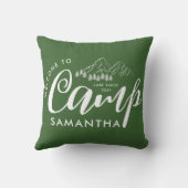 カスタムキャンプバッチェロレットパーティーモダンルスティック クッション (裏面)