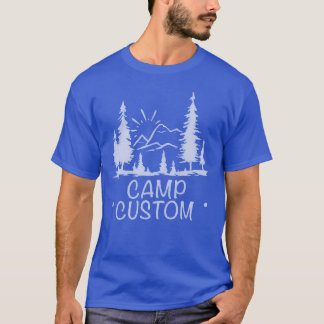 カスタムキャンプレトロ Tシャツ