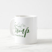 カスタムキャンプ ブライズパーティー モダンラスティック コーヒーマグカップ (正面左)