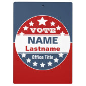 カスタムキャンペーンテンプレートクリップボード クリップボード (裏面)