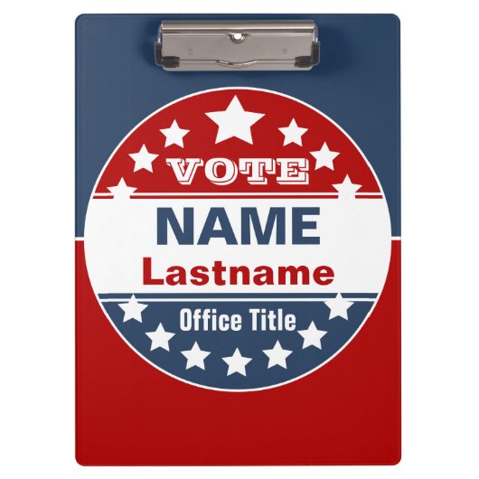 カスタムキャンペーンテンプレートクリップボード クリップボード (正面)