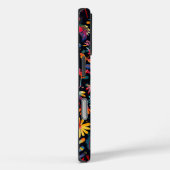 カスタムキュイかわいらしカラフルボタニカルアートミッドナイト Case-Mate iPhoneケース (裏面 / 右)