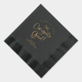 カスタムキュイガーリーボーおめでとうグラード金ゴールド 箔ナプキン (右)