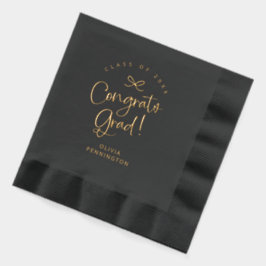 カスタムキュイガーリーボーおめでとうグラード金ゴールド 箔ナプキン