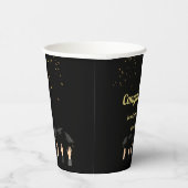 カスタムキュイモダンクラシック金ゴールド卒業 紙コップ (右)