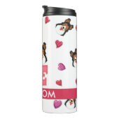 カスタムキュートなバレンタインデーのドイツ羊飼い犬 タンブラー (回転右)