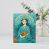 カスタムキュートウィスミュージカル水中プリンセス ポストカード (スタンド正面)