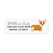 カスタムキュートコルギ ラベル (正面)