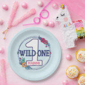 カスタムキュートテペボホトライバルファースト誕生日 ペーパープレート (パーティー)