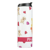 カスタムキュートバレンタインデーラブラドールレトリエバードッグ タンブラー (回転左)