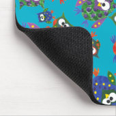 カスタムキュートフールマウスパッドターコイズブルー マウスパッド (コーナー)