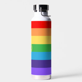 カスタムキュートモダンモノグラムレインボープライドlgbt ウォーターボトル