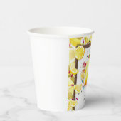 カスタムキュートレモン誕生日 紙コップ (右)