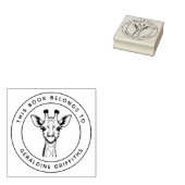 カスタムキリンこの本はキッドの名前 ラバースタンプ (押印)