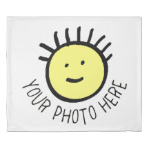 カスタムキングサイズダベットカバーテンプレート