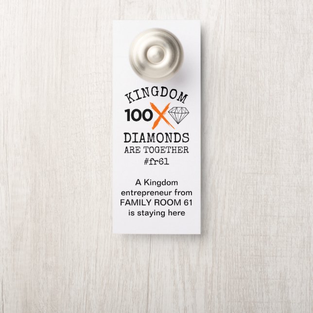 カスタムキングダムダイヤモンドrm61 ドアノブサイン (ノブ)