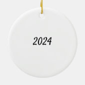 カスタムキングチャールズスパニエル犬 セラミックオーナメント (裏面)