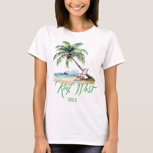 カスタムキーウェストビーチ Tシャツ (正面)