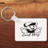 カスタムキーホルダー: Zazzleでスタイルをパーソナライズ キーホルダー (裏面)