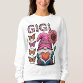 カスタムギギとグランドキッズ名おばあちゃんギフト スウェットシャツ (正面)